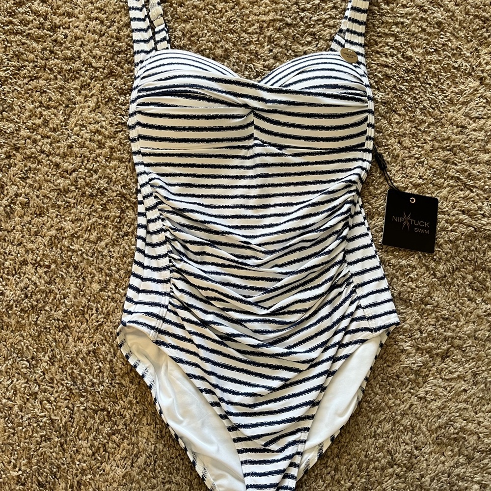 NWT Nip Tuck one piece bathing suit